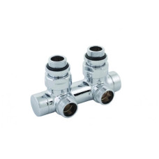 HERZ Узел подключения "De Luxe", Eck, для 2-х трубных сис-м, цвет белый S326614