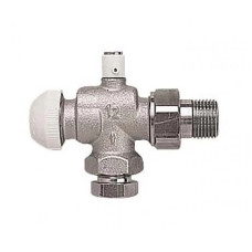 HERZ Термостатический клапан TS-90, угловой специальный с распределителем, R 1/2 x 15 1772892