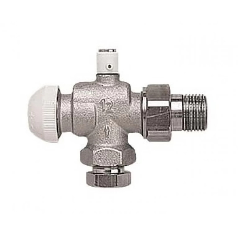 HERZ Термостатический клапан TS-90, угловой специальный с распределителем, R 1/2 x 15 1772892