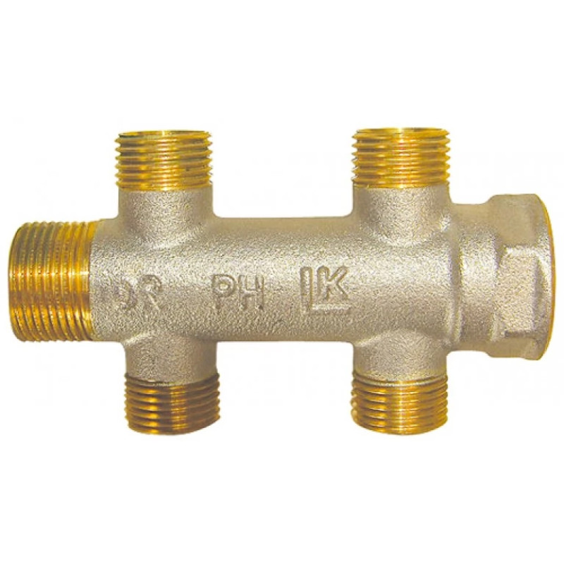 HERZ Компактный распределитель для санитарно-технического оборудования DN 20, с 4 отводами G 3/4" с евроконусом 2845142