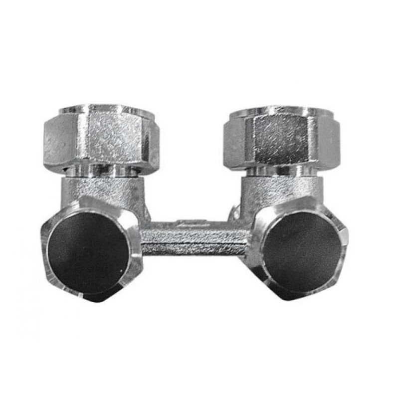 HERZ Узел подключения -3000 с возможностью закрытия, управления спереди, подключения радиатора G 3/4, угловой/ RL 5 1396611