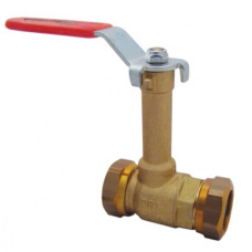 HERZ Кран кульовий з компресійними фітингами, подовженим шпинделем, важільною рукояткою DN50 1219066