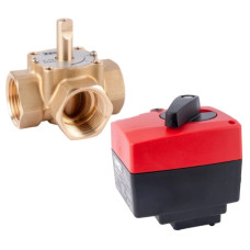 HERZ Регулирующий четырехходовой смесительный клапан 2138 с электроприводом DN - 32, Kvs, м³/ч - 16,0 1213724