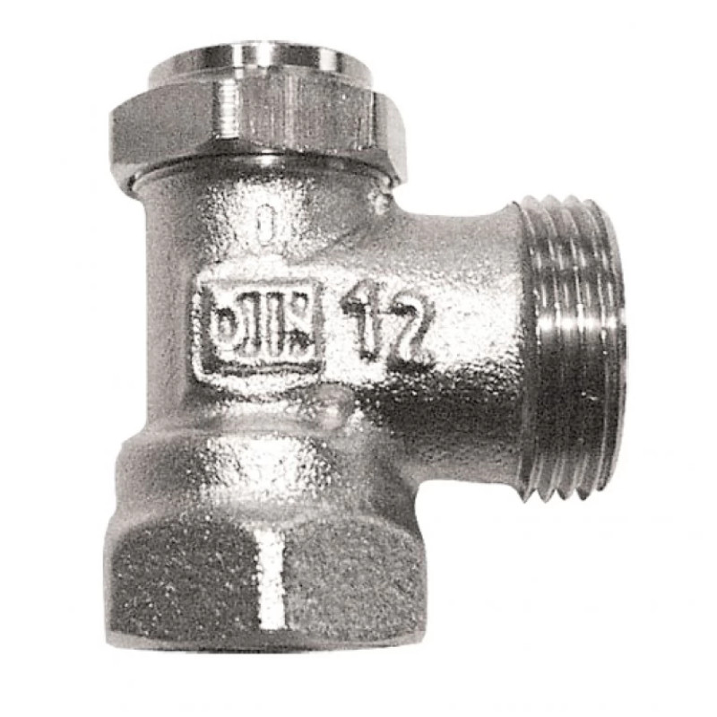 HERZ Клапан запорный RL-5 с функцией предварительной настройки, угловой, без соединителя, Rp 1/2 x G 3/4 1392411