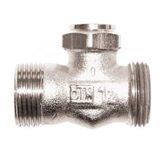 HERZ Клапан запорный RL-5 с функцией предварительной настройки, проходной, без соединителя, G 3/4 x G 3/4 1393701