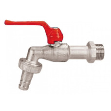 HERZ Кульовый кран для воды с насадкой для шланга и рычажной ручкой 1250302