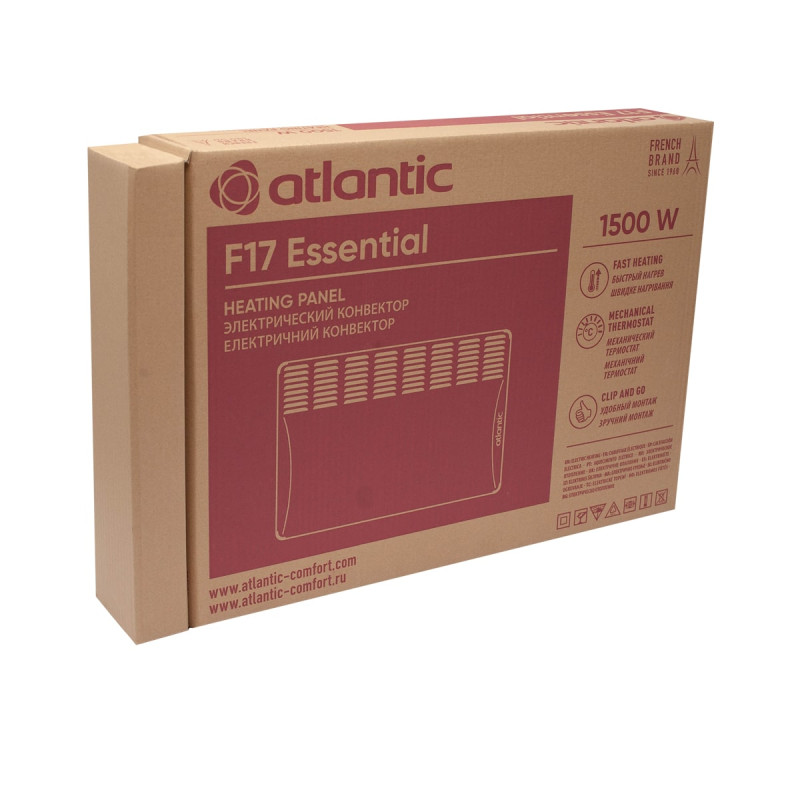 Atlantic Електроконвектор F17 Essential Mobile CMG BL-Meca/M (1500W) з комплектом підставок (101074)