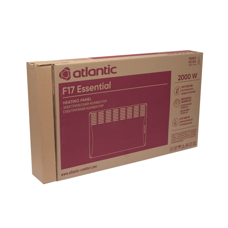 Atlantic Електроконвектор F17 Essential Mobile CMG BL-Meca/M (2000W) з комплектом підставок (101075)