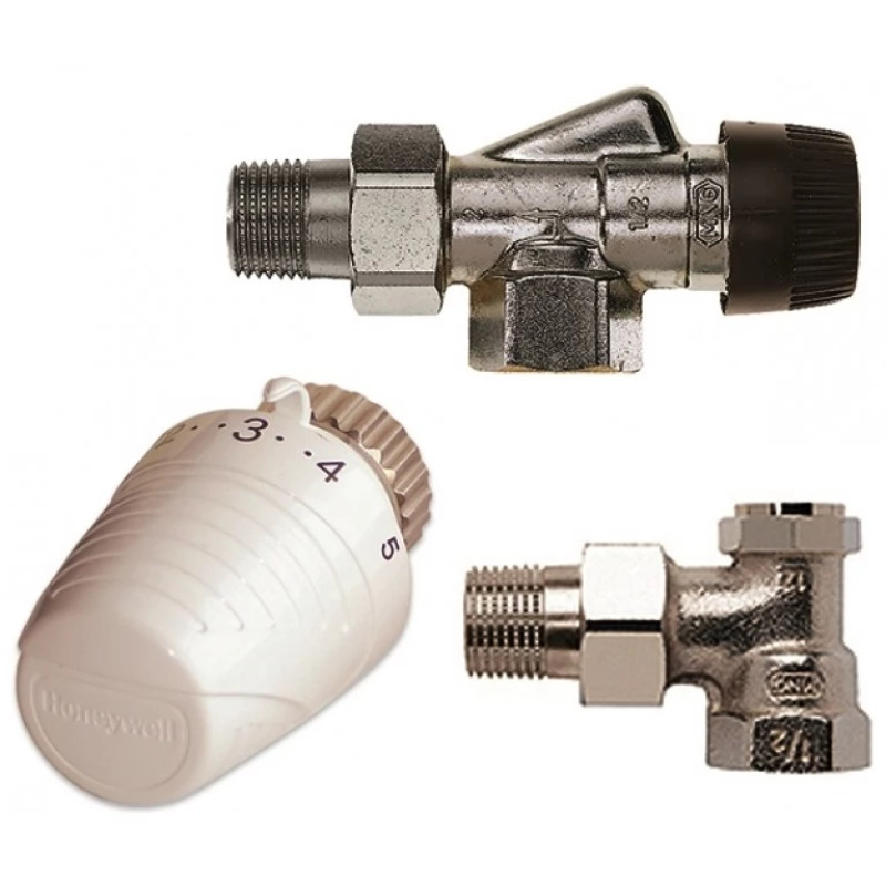 Комплект термостатичний Honeywell VTL320 осьовий 1/2 VTL320AA15