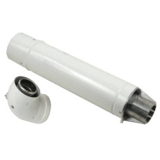 BOSCH Коаксіальний горизонтальний комплект АZ 389: відвід 90 + подовжувач 810 мм, діаметр 60/100 мм (7716050064)