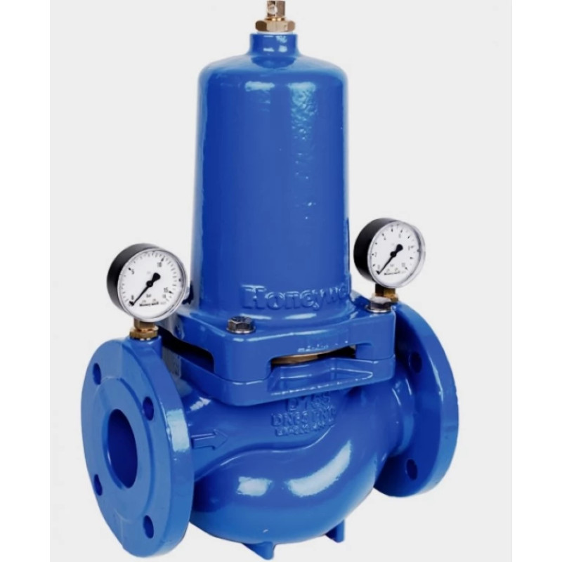 Honeywell Регулятор тиску фланцевий DN50 PN16 Tmax 65°С. налаштування 1.5-7.5 бар D15S-50A
