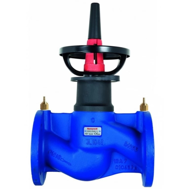 Honeywell Ручний балансувальний клапан "Комбі Ф II", Ду15, PN16, -10 ... +120 ° C (130 ° C макс.), Kvs 4.5 м3 / год V6000D0015A