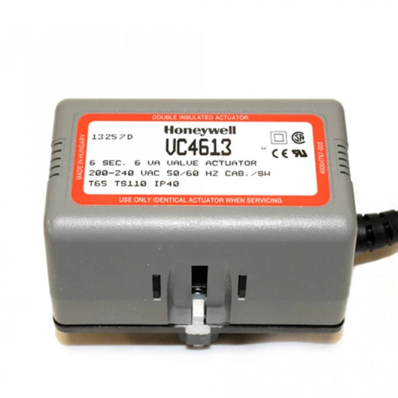 Honeywell Привід клапана VC, 220В, SPDT, кабель 1м, кін. змін. VC6613ZZ00/U