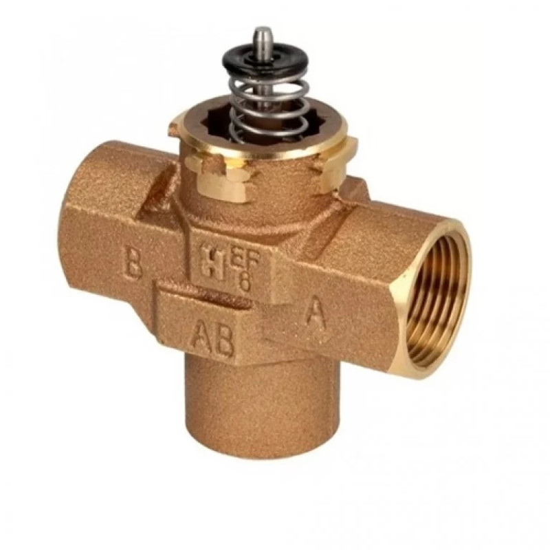 Honeywell Зонний клапан 3-х ходовий серії VC 1 дюйм, Kv=7.7 м3/г, внутр. різьба, 20 бар VCZMP6000/U