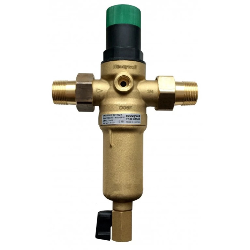 Honeywell (Resideo Braukmann) Фільтр із редуктором FK06-3/4AAM на гарячу воду FK06-3/4AAM