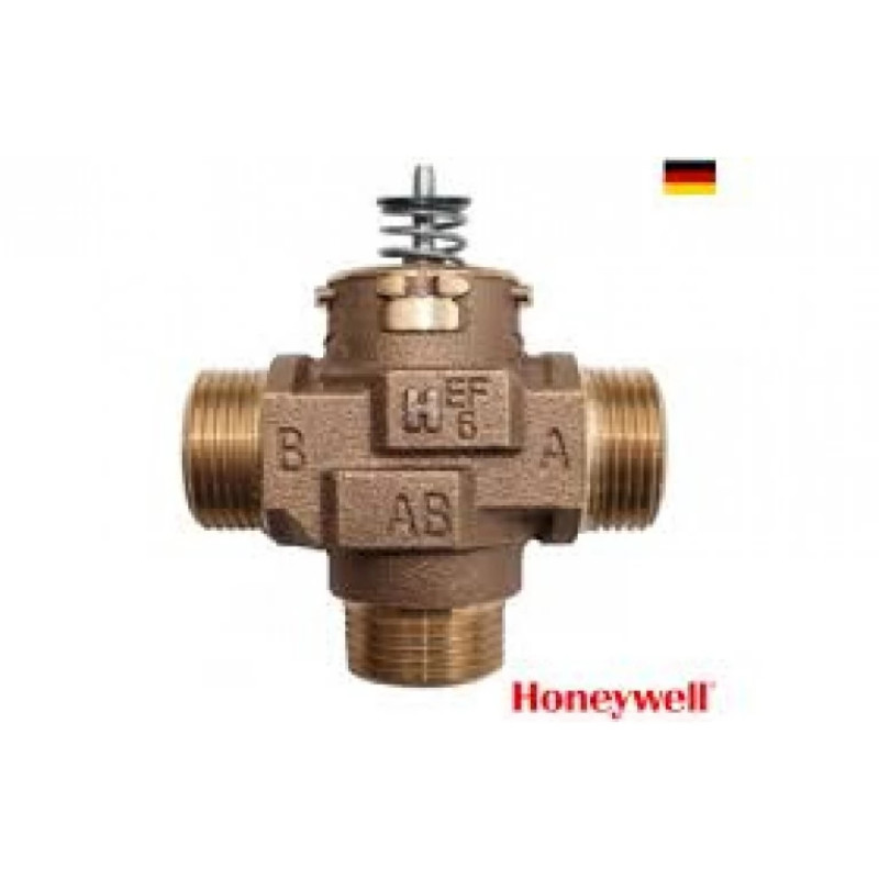 Honeywell Зонний клапан серії VC 3-х ходовий клапан 3/4 Kv 6.9 м3/год, зовн. різьба, 20 бар VCZMG6000/U