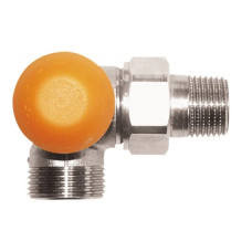 HERZ Термостатический клапан -TS-98-V с открытой предварительной настройкой, трехходовой с воздухоотводчиком "AB", G 3/4 x G 3/4 1764567