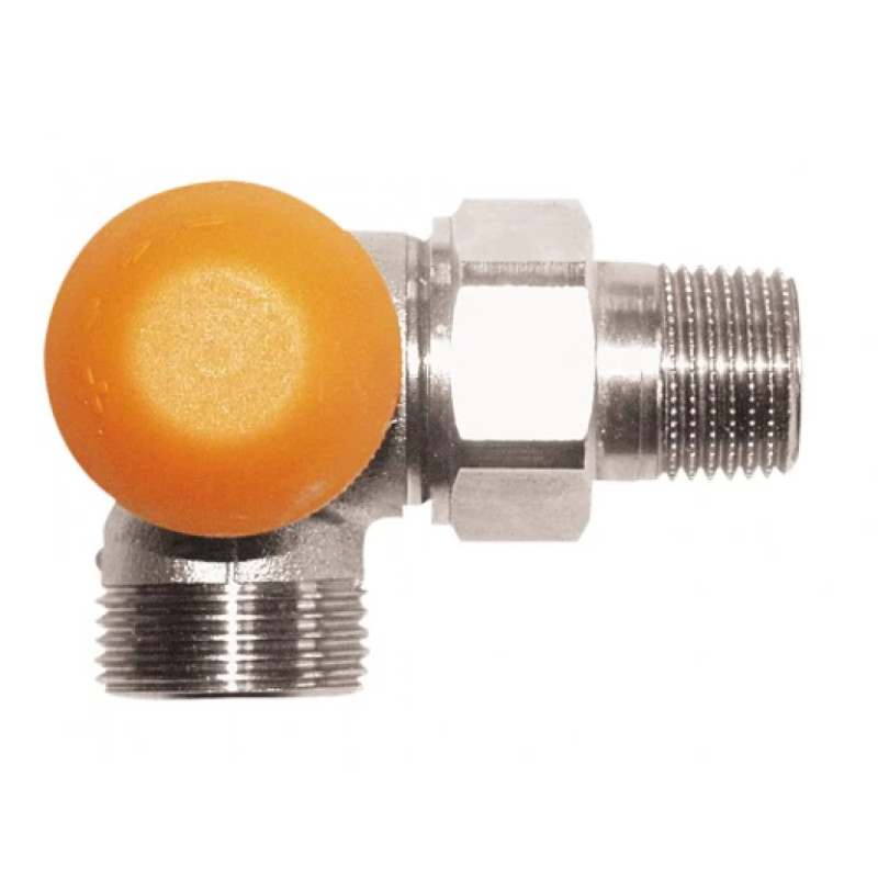 HERZ Термостатический клапан -TS-98-V с открытой предварительной настройкой, трехходовой с воздухоотводчиком "AB", G 3/4 x G 3/4 1764567