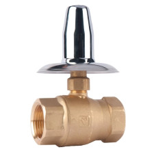 HERZ Кран кульовий, для прихованого монтажу, для систем питного водопостачання. Корпус з штампованої латуні по DIN 17660.DN 20 1220202