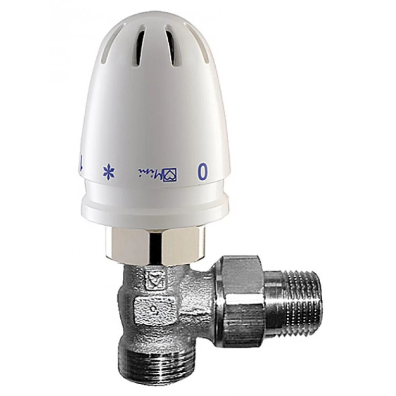 HERZ Регулятор-ограничитель температуры комплект угловой, MINI, 1/2" 20-50 градусов 1920124