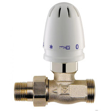 HERZ Регулятор-ограничитель температуры комплект прямой, MINI, 1/2" 20-50 градусов 1920123