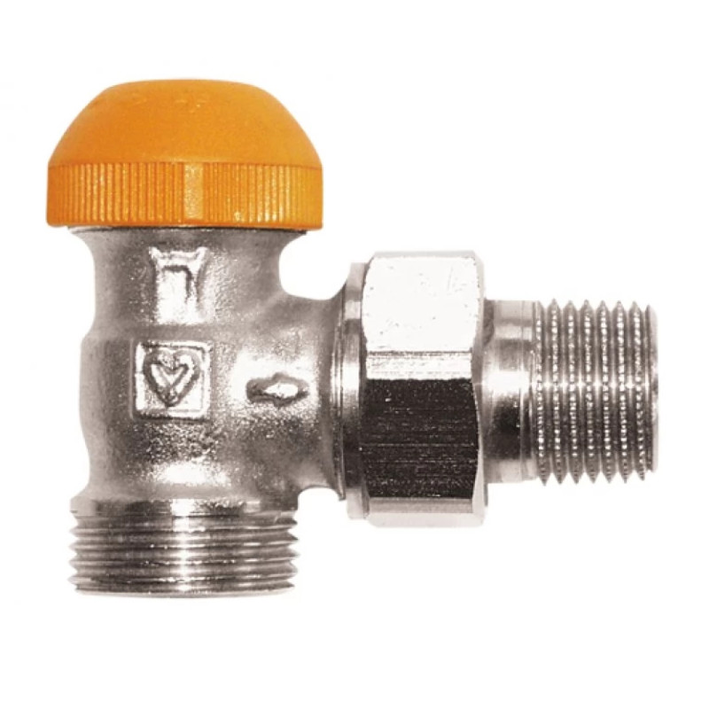 HERZ Термостатический клапан -TS-98-V с открытой предварительной настройкой, угловой, G 3/4 x R 1/2 1763867