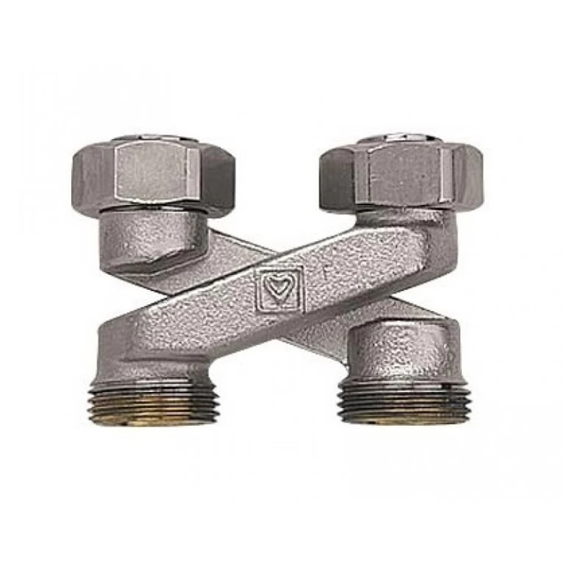 HERZ Перекресток в форме "X". Межцентровое расстояние 40 мм, G3/4 1300444.
