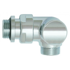 HERZ Клапан для отключения радиатора, RL-Design, осевой CD, хромированный. G1/2-M 22 х 1,5 S374641