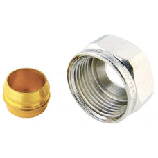 HERZ Фитинг с металлическим уплотнением. Накидная гайка G 1/2" х 15 мм 1629401