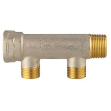 HERZ Компактный распределитель для санитарно-технического оборудования DN 20, с 2 отводами G 3/4" с евроконусом, 2 отвода 2845132