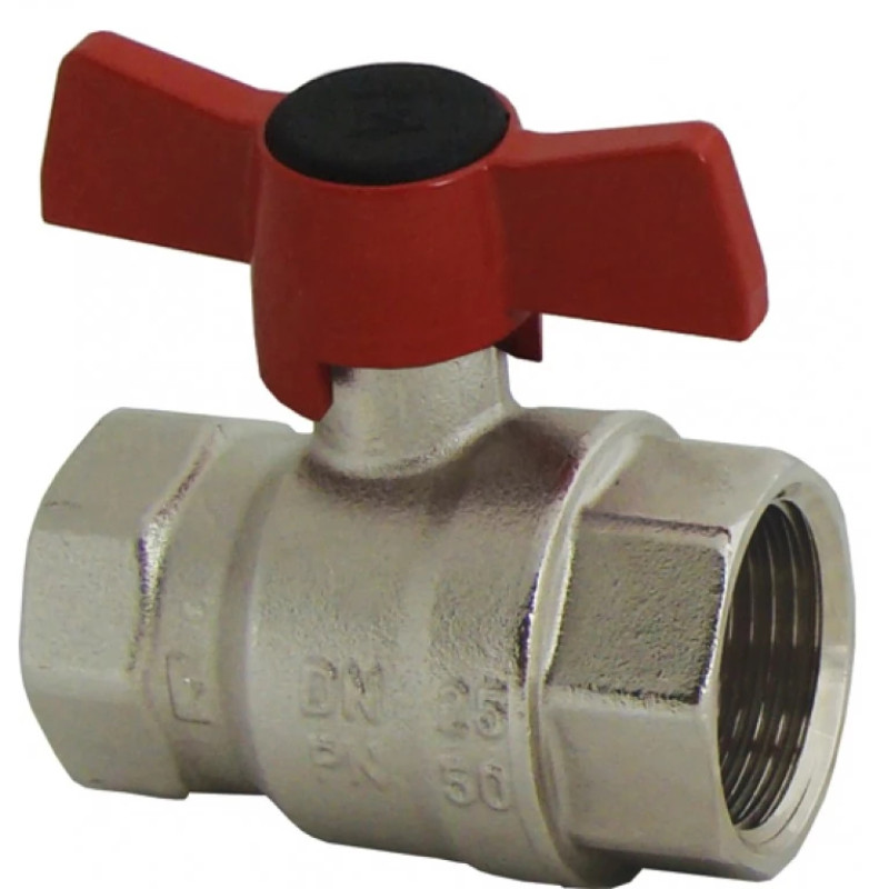 HERZ Кран шаровой вн.-вн. 1/2" бабочка 1220111