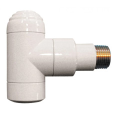 HERZ Вентиль запорный, "De Luxe", угловой, желтый цвет с позолотой S372614