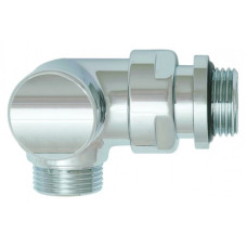 HERZ Клапан для отключения радиатора, RL-Design, осевой АВ, хромированный. G1/2-M 22 х 1,5 S374541