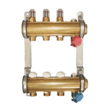 Комплект штанговых распределителей DN 32 (5/4") с расходомерами 6 л/мин и термостатическими кран-буксами.(11 отводов) 1853151 Herz