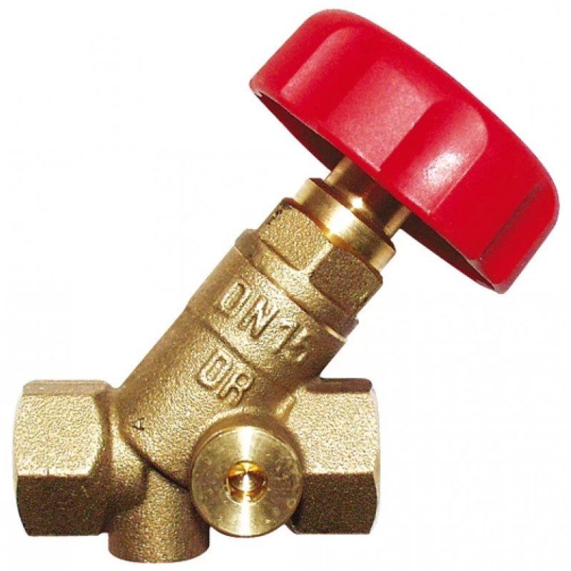 HERZ Запорный клапан STRÖMAX-AD 4125 с отверстиями для дренажа, закрытыми заглушками DN - 32 1412574