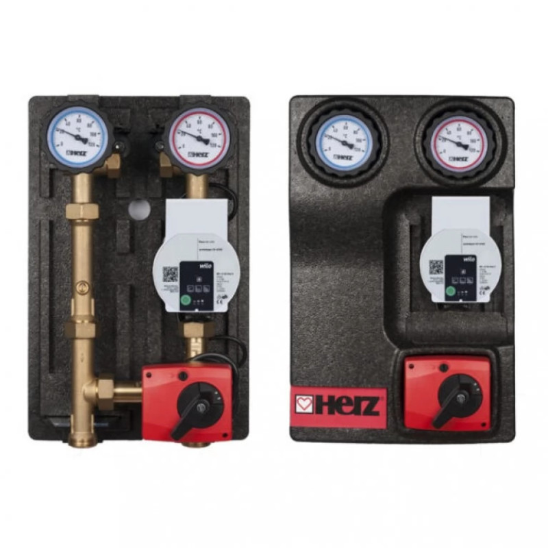 HERZ Насосная группа PUMPFIX MIX с насосом Wilo PARA 25/6 SC 180 с смешивающим клапаном 1451148