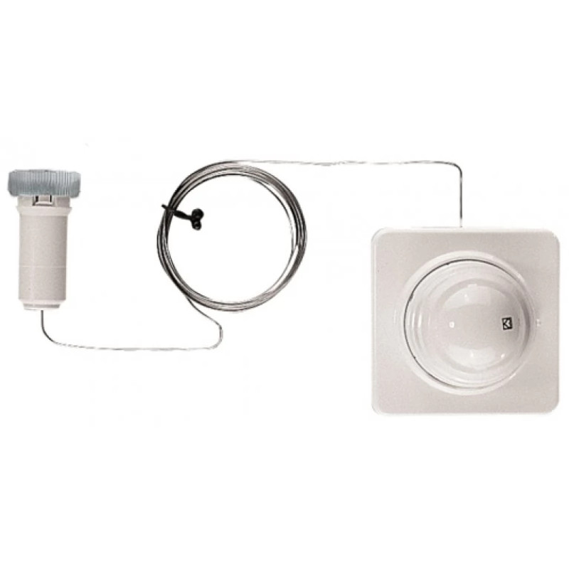 HERZ Термостатическая головка -DESIGN "D" с выносным управлением, с защелкой 1933099