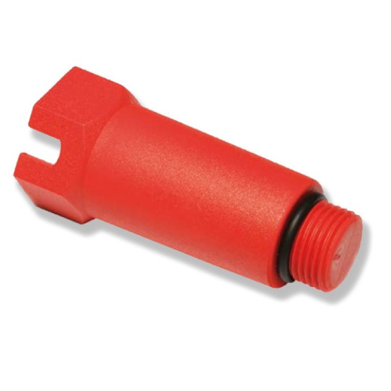 Wavin Заглушка довга червона з гумовою прокладкою 1/2" (ZAGDXXXXXX)
