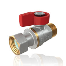 Giacomini Кран кульовий з накидною гайкою 3/4" ЗВ, флажкова рукоятка (R254PX014)