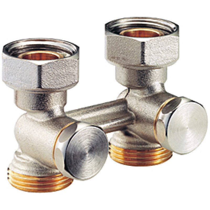 Giacomini Вузол нижнього підключення прямої, для двотрубних систем, розмір 3/4 "F x 3/4" E (R387X002)