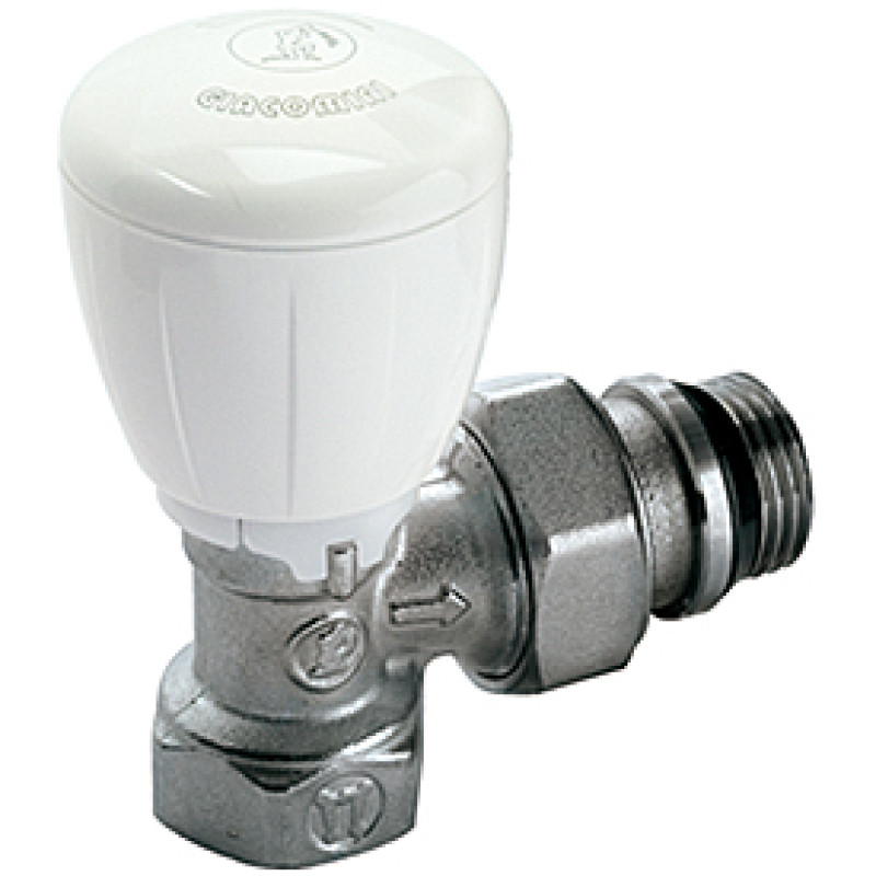 Giacomini Кутовий мікрометричний термостатичний клапан, розмір 1/2 " (R421X133)
