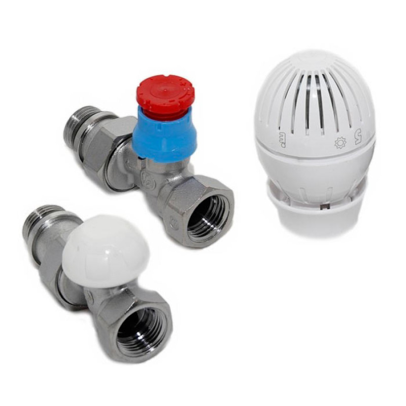 Giacomini Комплект термостатичний, прямий, бокове підключення, 1/2 вр (R470FX013)