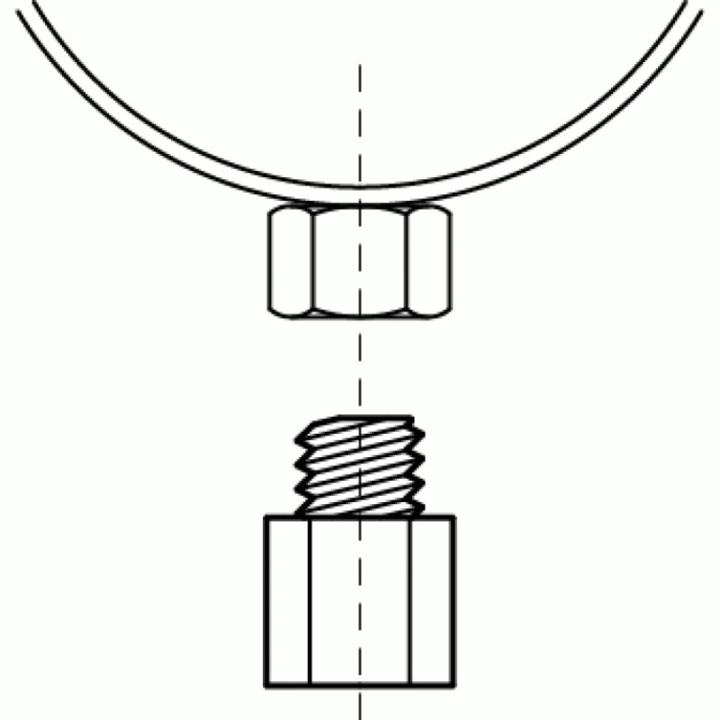 Walraven Перехідник BIS різьбовий M10xM12 6473410