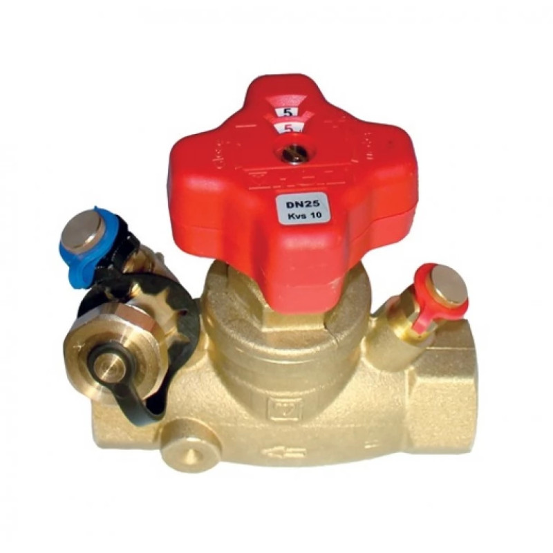 HERZ Балансовый клапан STRÖMAX 4217 GML с измерительными штуцерами с возможностью подключения импульсной трубки DN - 32, Kvs, м³/ч - 18,83 1421714