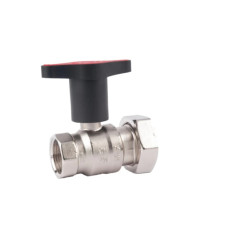 HERZ Кран кульовий для насосів 1222923 (24) з Т-подібною рукояткою, ВР х ВР DN25 1222923