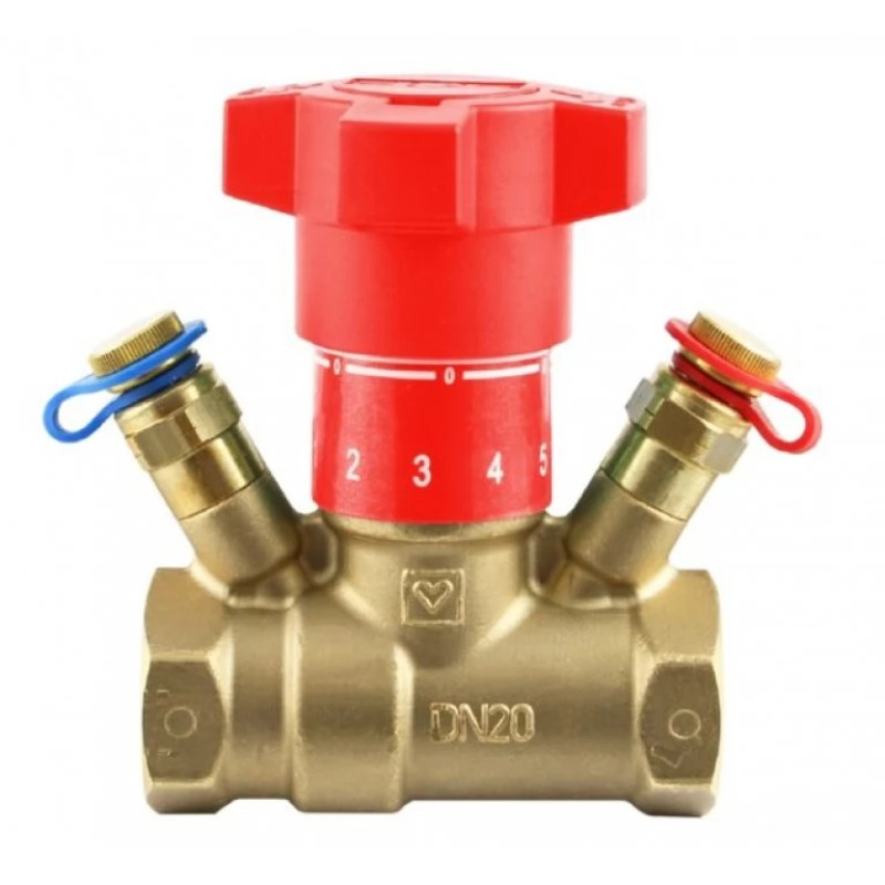 HERZ Балансовый клапан STRÖMAX 4217 GN с измерительными штуцерами DN - 15, Kvs, м³/ч - 1,76 1421771