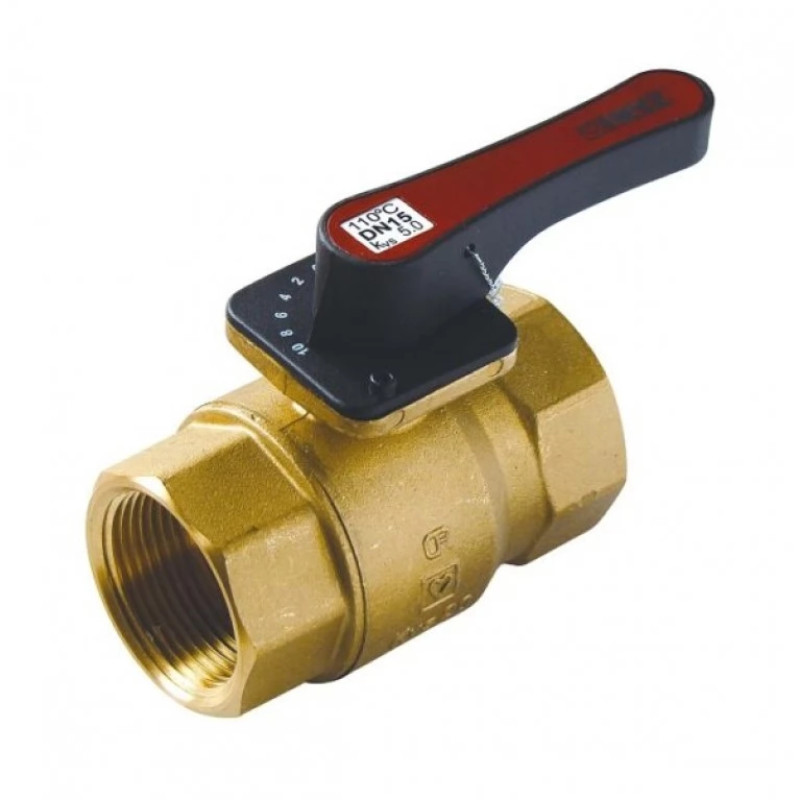 HERZ Двухходовой регулирующий шаровой кран 2117 с ручным приводом DN - 20, Kvs, м³/ч - 8,0 1211702