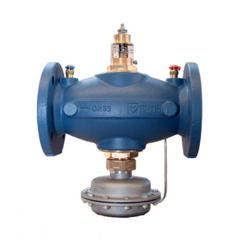 HERZ Комби-клапан F4006, PN16, с измерительными штуцерами DN - 125, Kvs, м³/ч - 158,1, Расход, м³/ч - 25-100, Расход, л/ч - 25 000-100 000 F400666