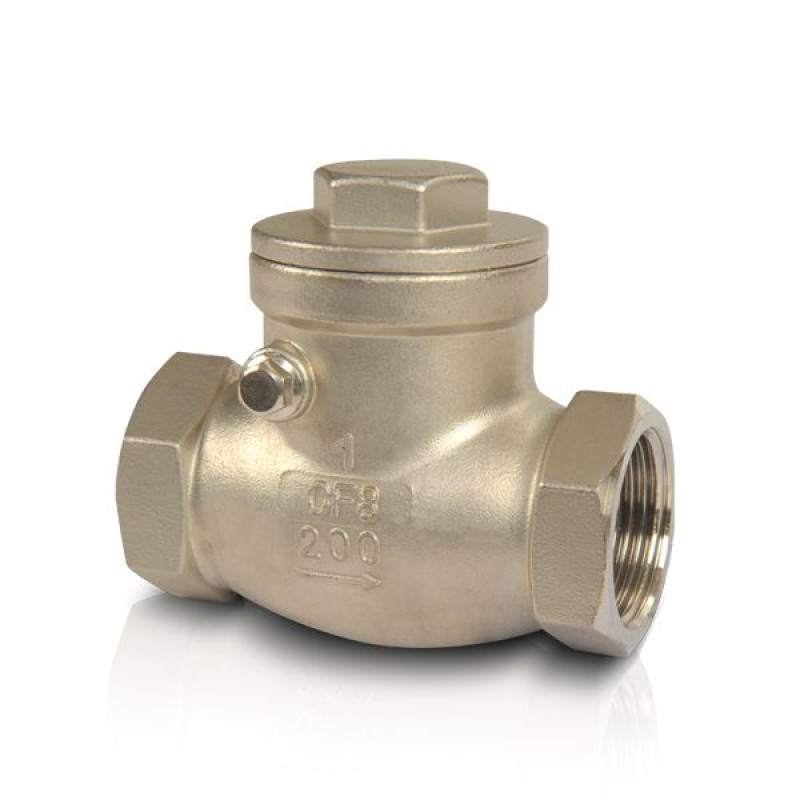 Ayvaz Клапан обратный муфтовой поворотный SC-201 Ду 15 (1/2") (SC201015)