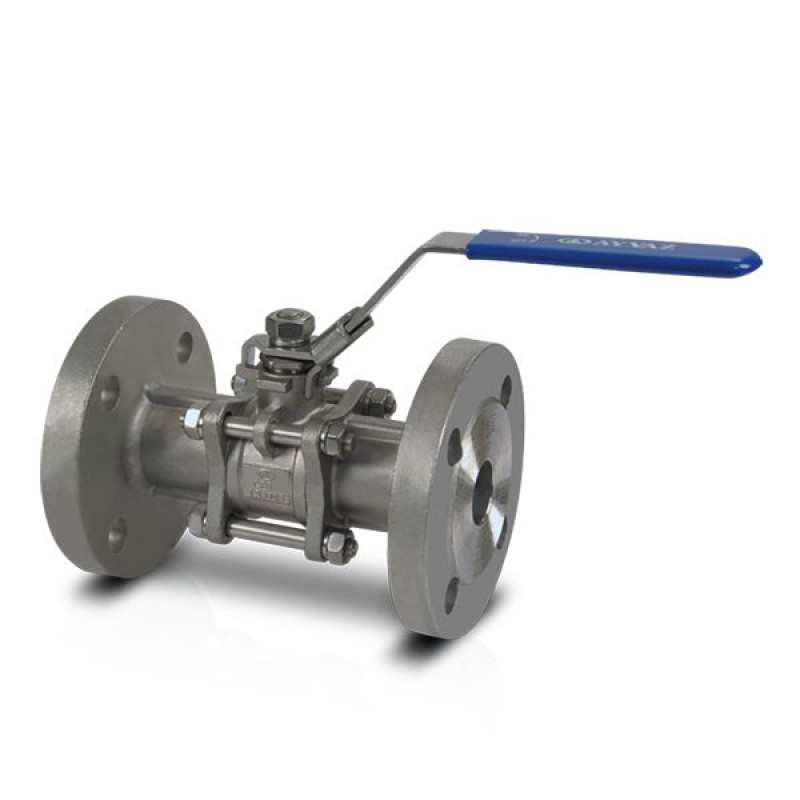 Ayvaz Кран кульовий нержавіючий фланцевий V-3F Ду 50 (V3F050)